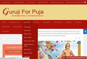 Gurujiforpuja.com Intro - Working